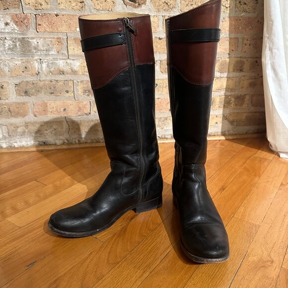 Frye Leather Riding Boots - Picture 3 of 7